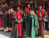 President Lisa Lori pictured at commencement in Africa Marywood President Lisa A. Lori Serves as Chief Guest and Commencement Speaker at Catholic University of Eastern Africa’s 45th Graduation Ceremony